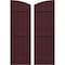 Ekena Millwork Americraft 5-Board (3 Batten) Wood Joined Board-n-Batten Shutters w/Ellipt Top, ARW401BE518X77WRH, PR ARW401BE518X77WRH - alternate 1